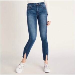 Pilcro & the Letterpress Anthropologie Mid-Rise Skinny Jeans size 29